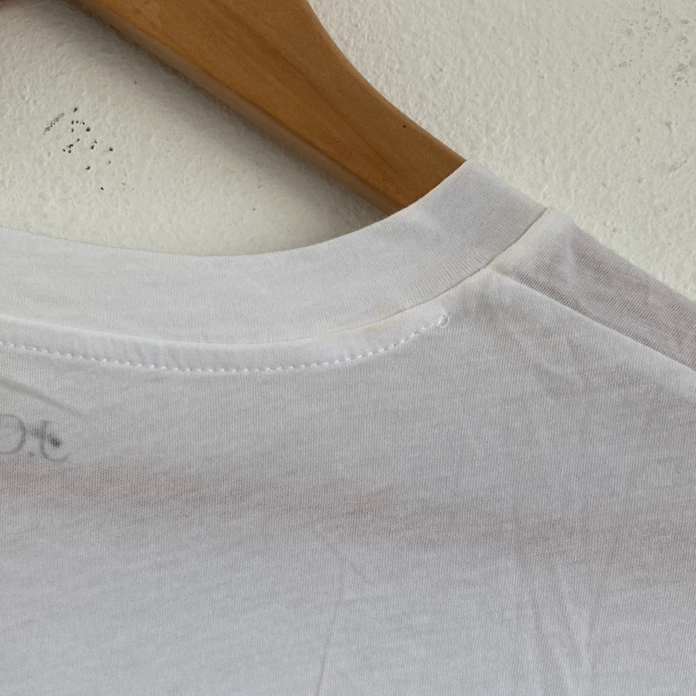 J.‎ Crew Feather jersey cropped T-shirt Small Crisp White Tee - Picture 8 of 10